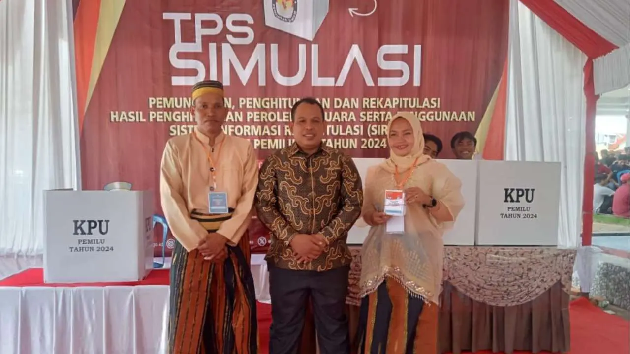 Jelang Pilkada Serentak, KPU Jeneponto Gelar Simulasi Pemungutan dan Penghitungan Suara