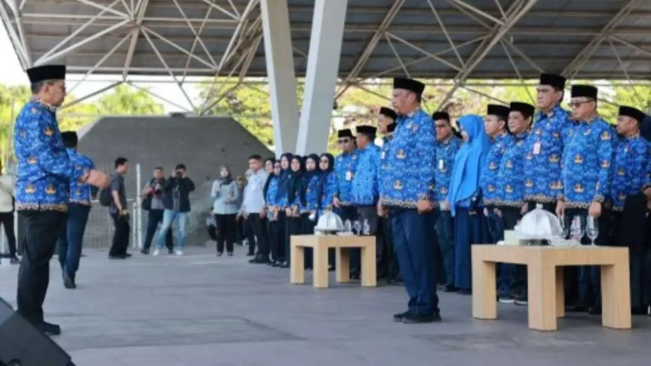 Kadis Perkim Hadiri Upacara Hari Kesadaran Nasional di Karebosi