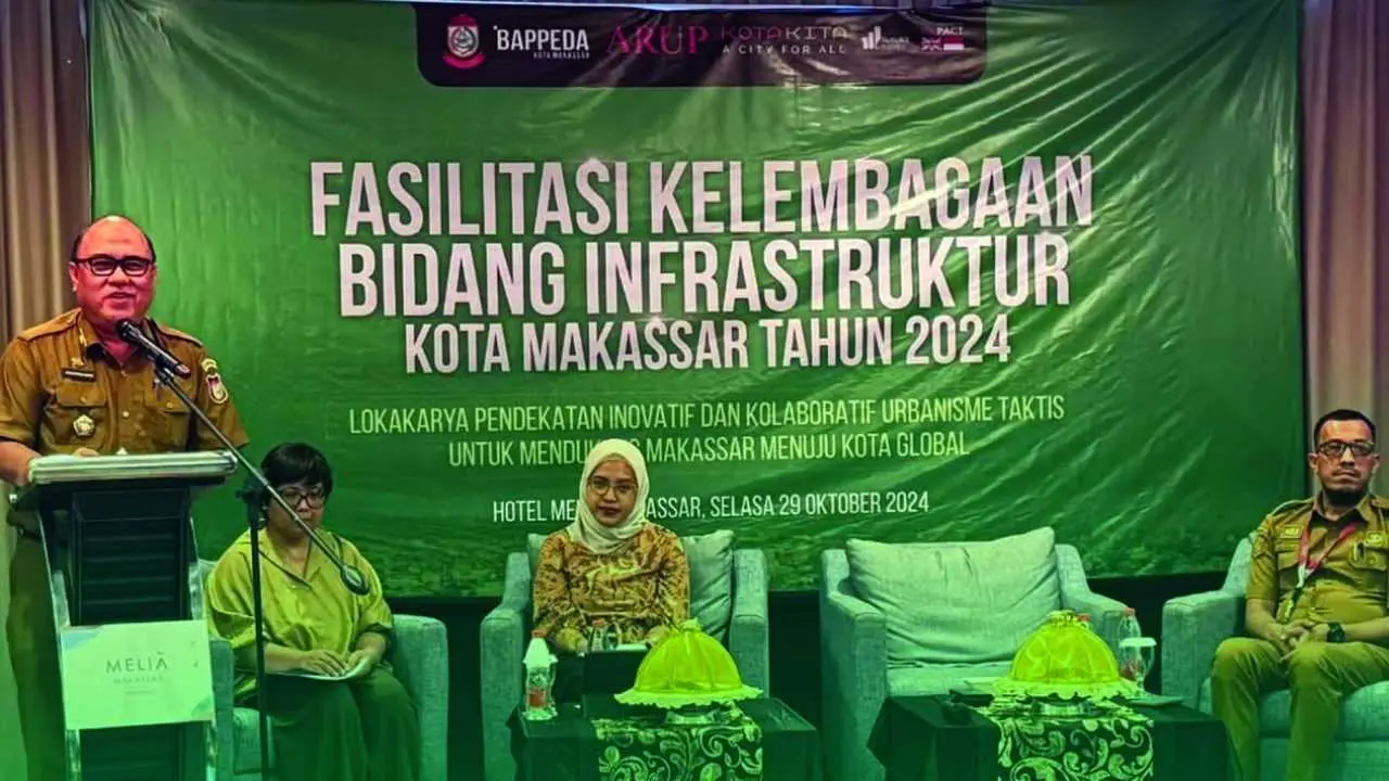 Makassar Dorong Inovasi Infrastruktur Lewat Lokakarya Urbanisme Taktis