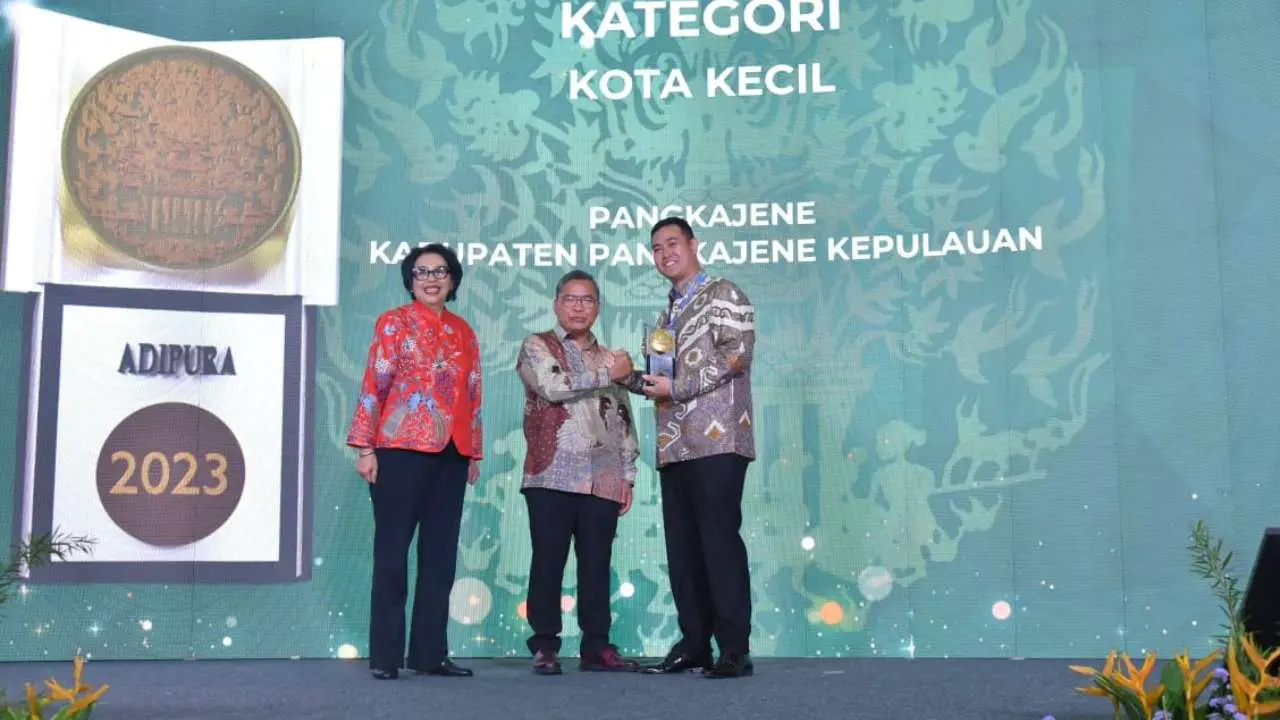 Kabupaten Pangkep Raih Piala Adipura ke-10, Bupati MYL Apresiasi Kerja Keras Semua Pihak