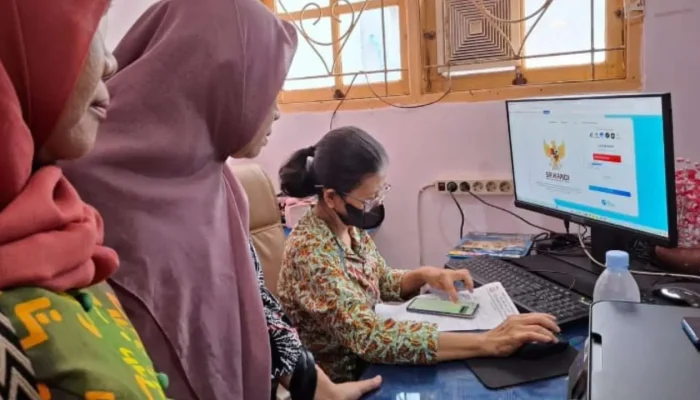 Dinas Kearsipan Makassar Lakukan Pendampingan Pengelolaan Aplikasi Srikandi di Kelurahan Wala-Walaya