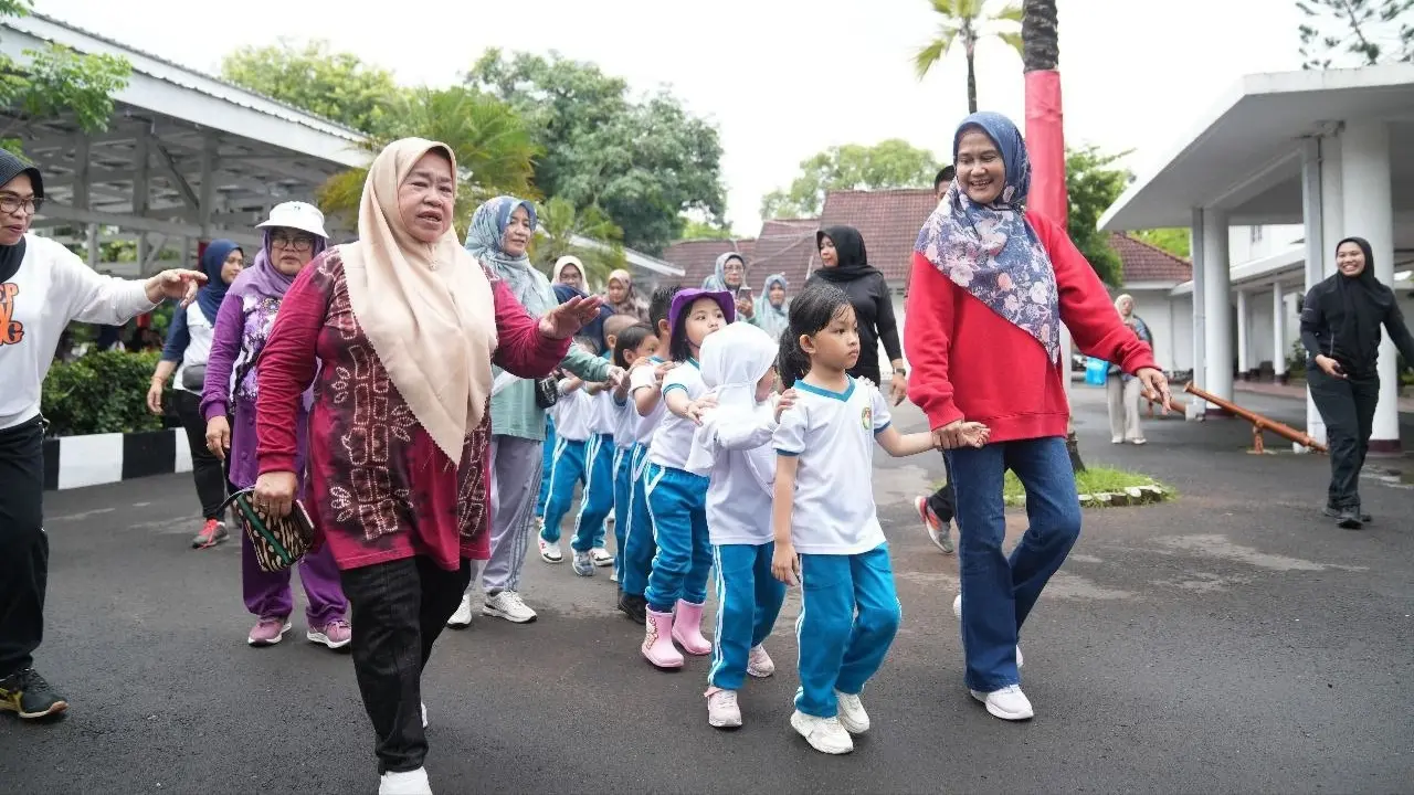 Minggu Ceria Anak PAUD di Rumah Jabatan Gubernur Sulsel