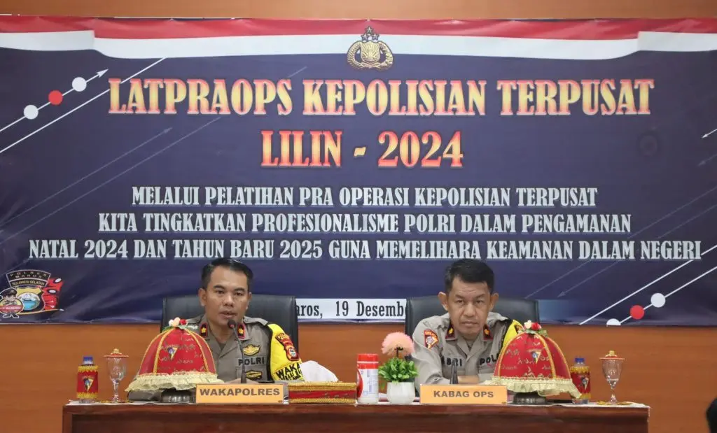 Polres Maros Siap Amankan Nataru 2025, Pendekatan Preemtif-Preventif menjadi Prioritas
