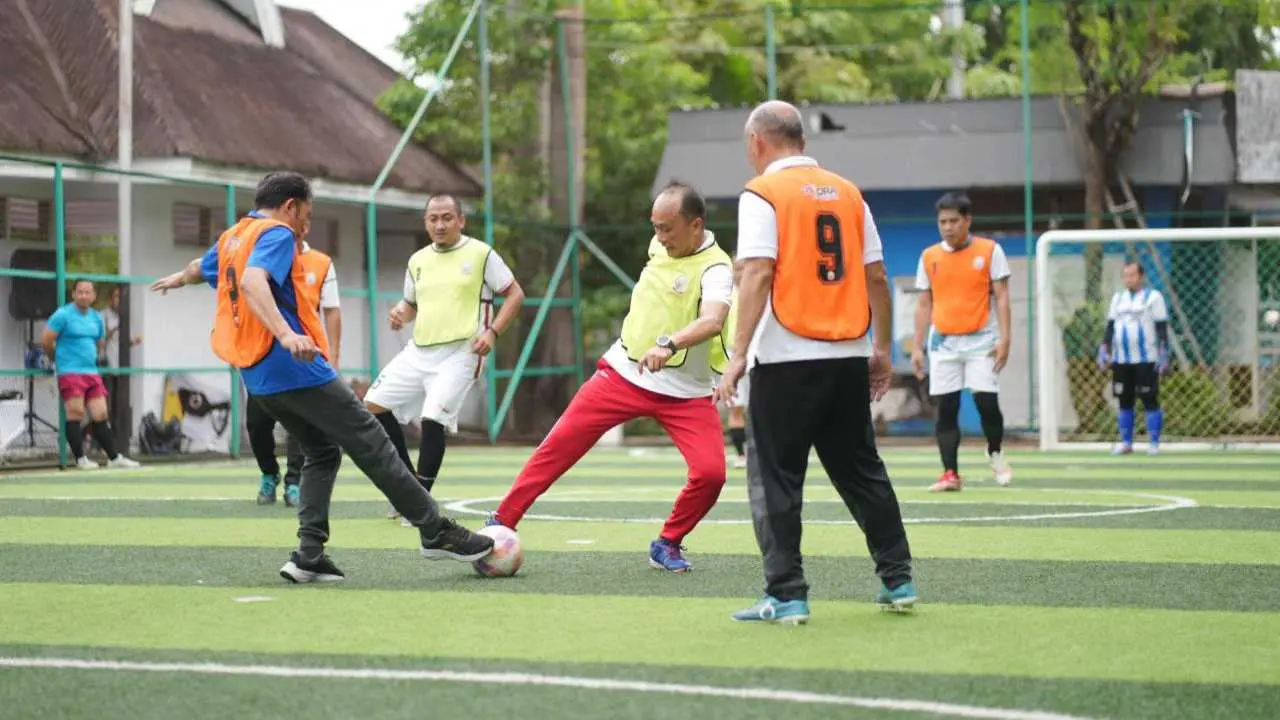 Main Mini Soccer, Pengurus Korpri Sulbar Puji Gaya Kepemimpinan Santai Prof Zudan