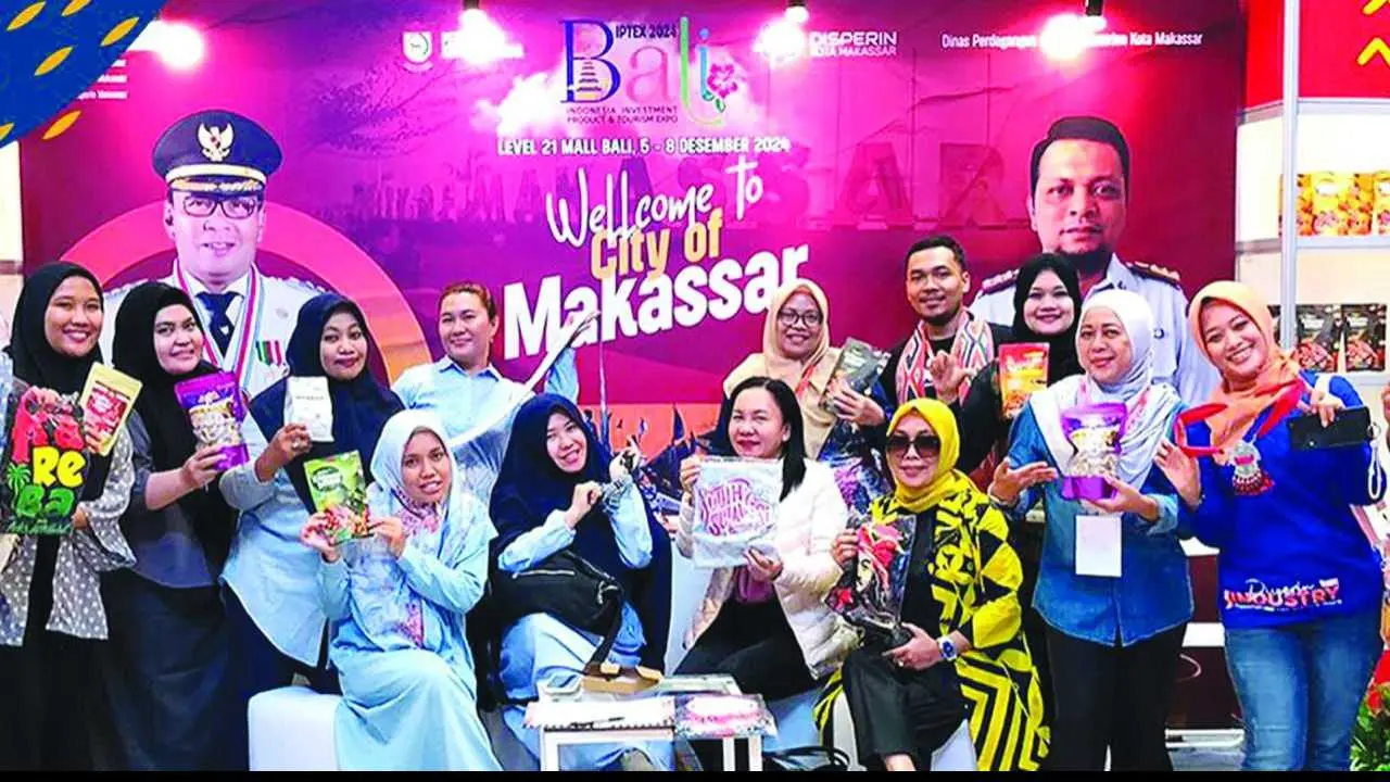 Disperindag Makassar Pamerkan Produk Unggulan di Bali IPTEK 2024