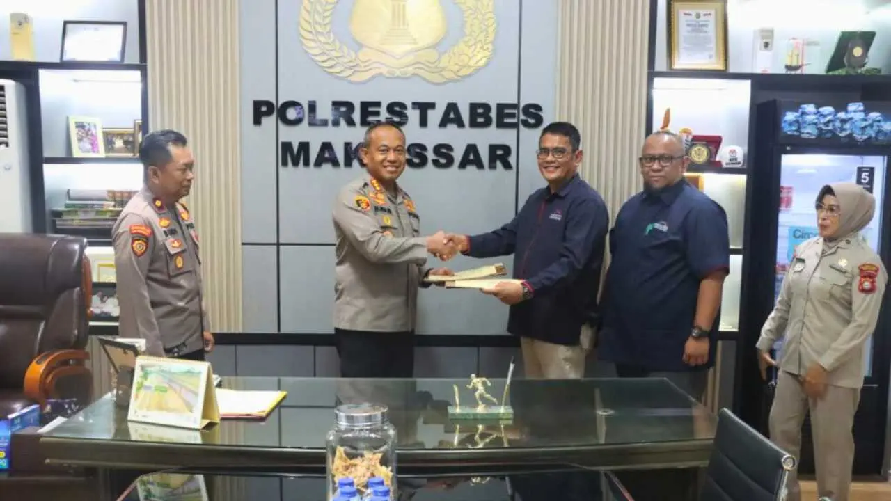 Kapolrestabes Makassar Teken MoU Pengamanan Objek Vital dengan PT MMN dan PT MAN