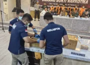 Polrestabes Makassar Musnahkan 30,2 Kg Sabu dan Ribuan Pil Mephedrone