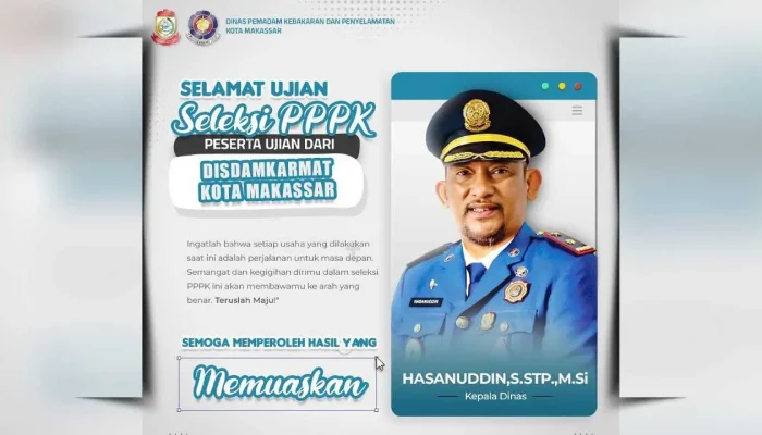 Kadis Damkarmat Makassar Dorong Peserta Seleksi PPPK untuk Maksimalkan Potensi