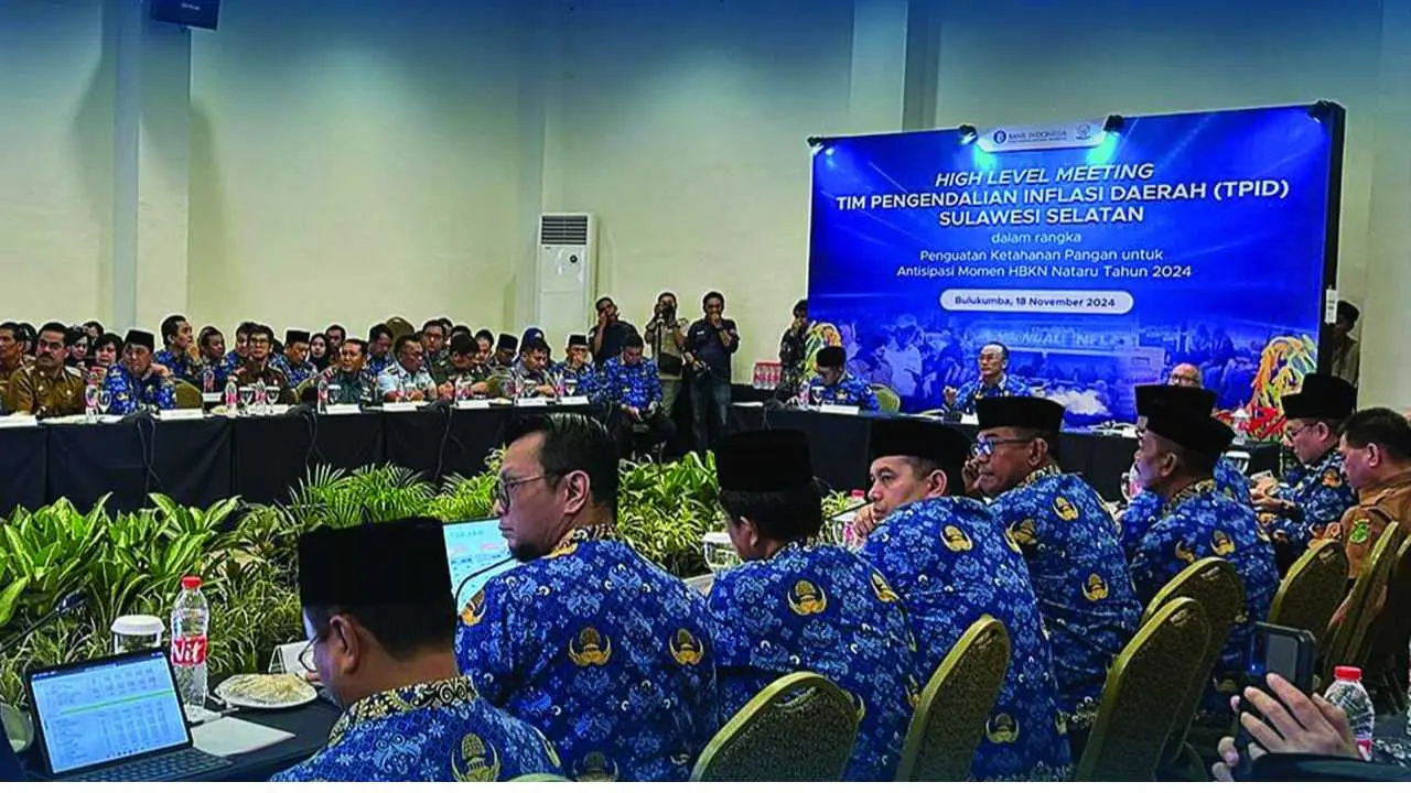 Kadisperindag Makassar Hadiri High Level Meeting TPID Sulsel untuk Penguatan Ketahanan Pangan