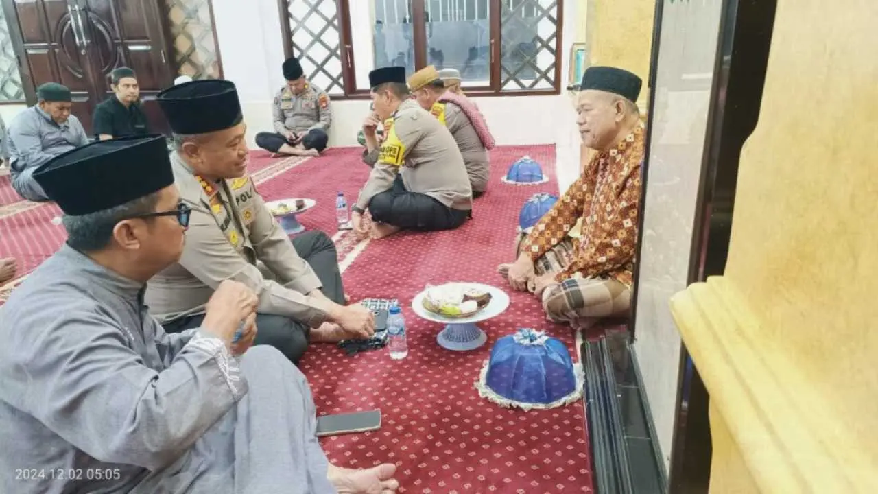 Safari Subuh, Polrestabes Makassar Ajak Warga Jaga Keamanan Pasca Pilkada