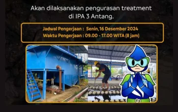 PDAM Makassar Akan Lakukan Pengurasan IPA Antang, Warga Diimbau Tampung Air