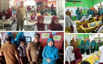 Ninuk Zudan Tinjau Simulasi Program Makan Bergizi Gratis di SD Inpres Rappojawa