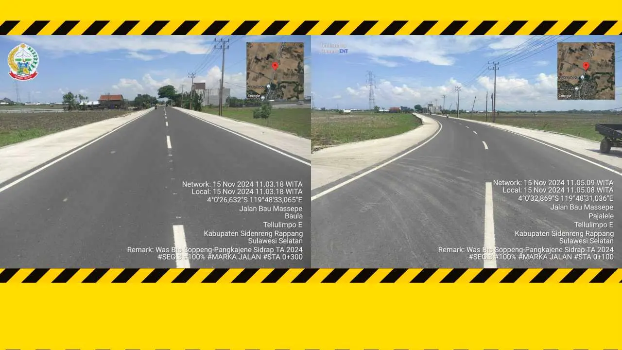 Pemprov Sulsel Rekonstruksi Jalan Penghubung Pangkajene-Soppeng Sepanjang 2,9 Km