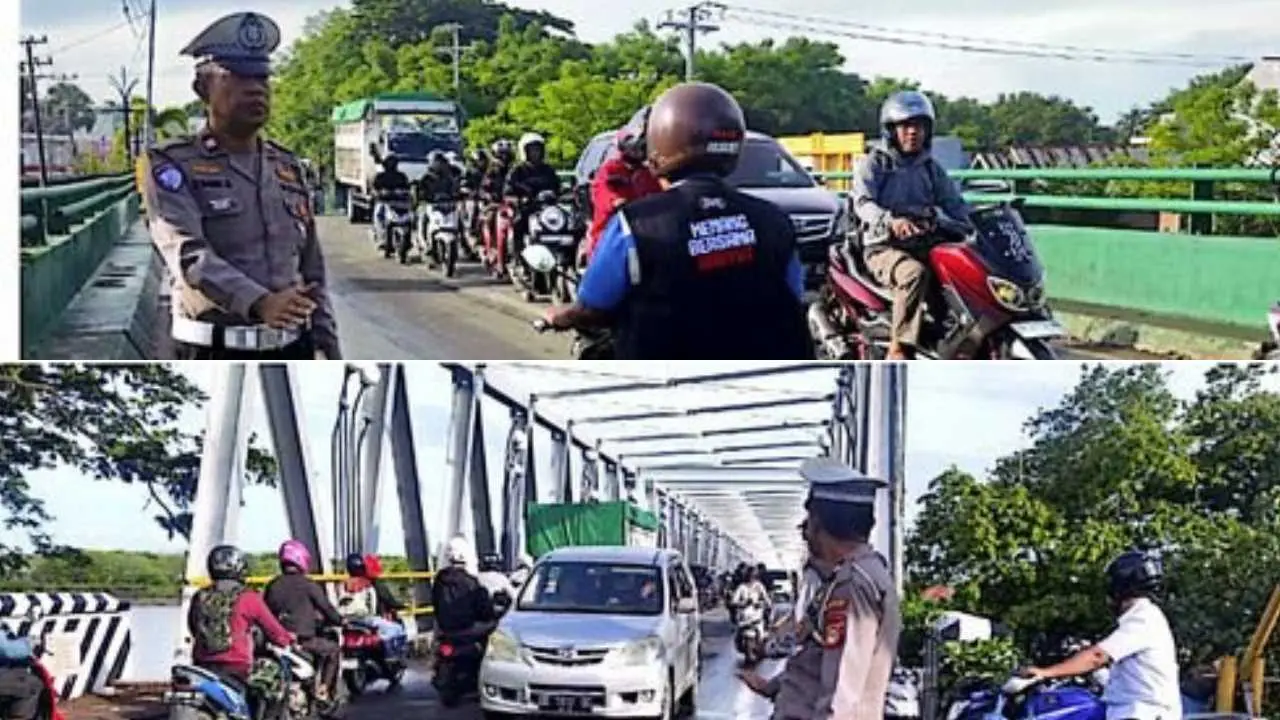 Polantas Polsek Tamalate Hadir di Persimpangan, Beri Rasa Aman Bagi Warga