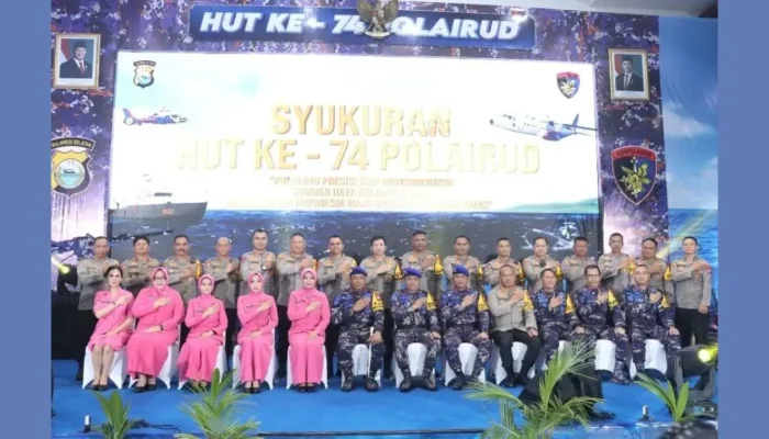 Kapolrestabes Makassar Hadiri Syukuran HUT ke-74 Polairud di Polda Sulsel
