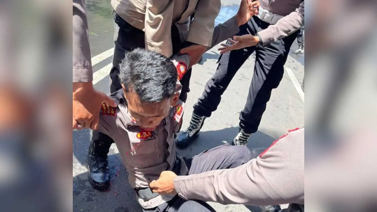 Polisi Terluka Saat Amankan Unjuk Rasa Mahasiswa Papua di Makassar