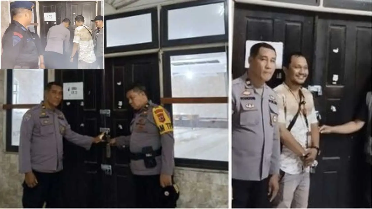 Polsek Tamalate Perketat Pengamanan Gudang Logistik PPK Pasca Pemungutan Suara