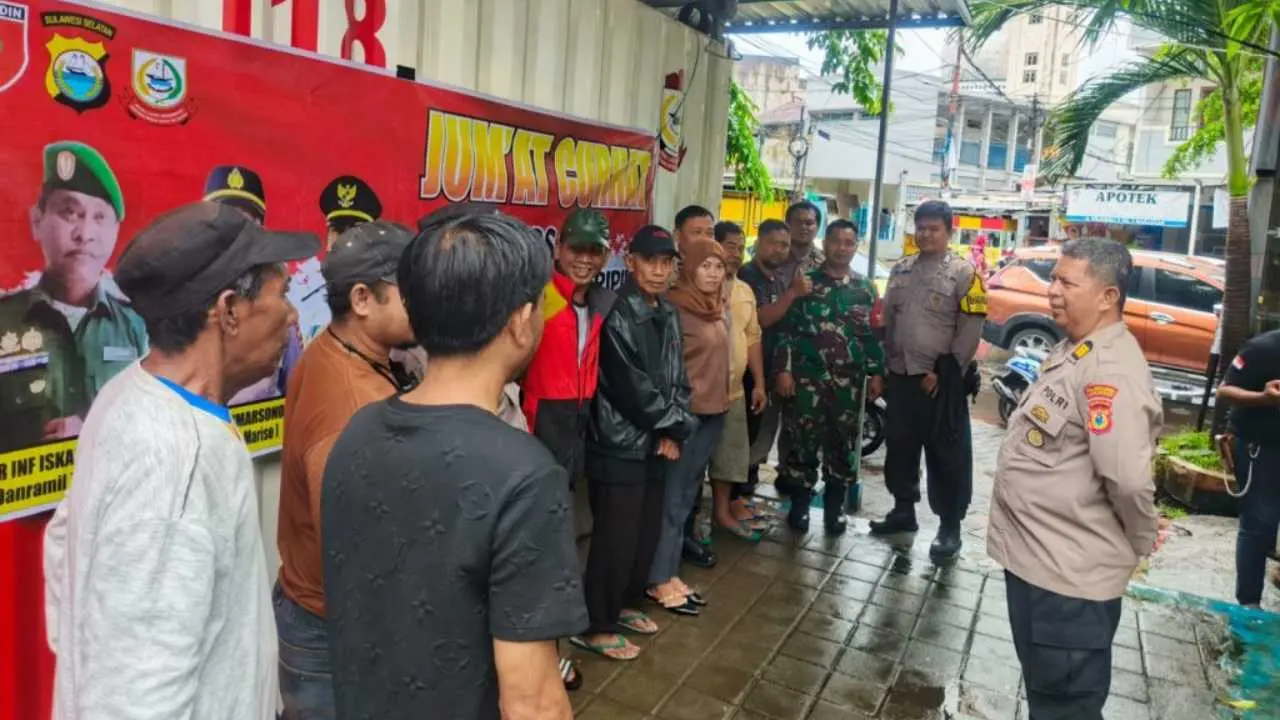 Polsek Mariso Gelar Jumat Curhat Bersama Warga Kelurahan Lette