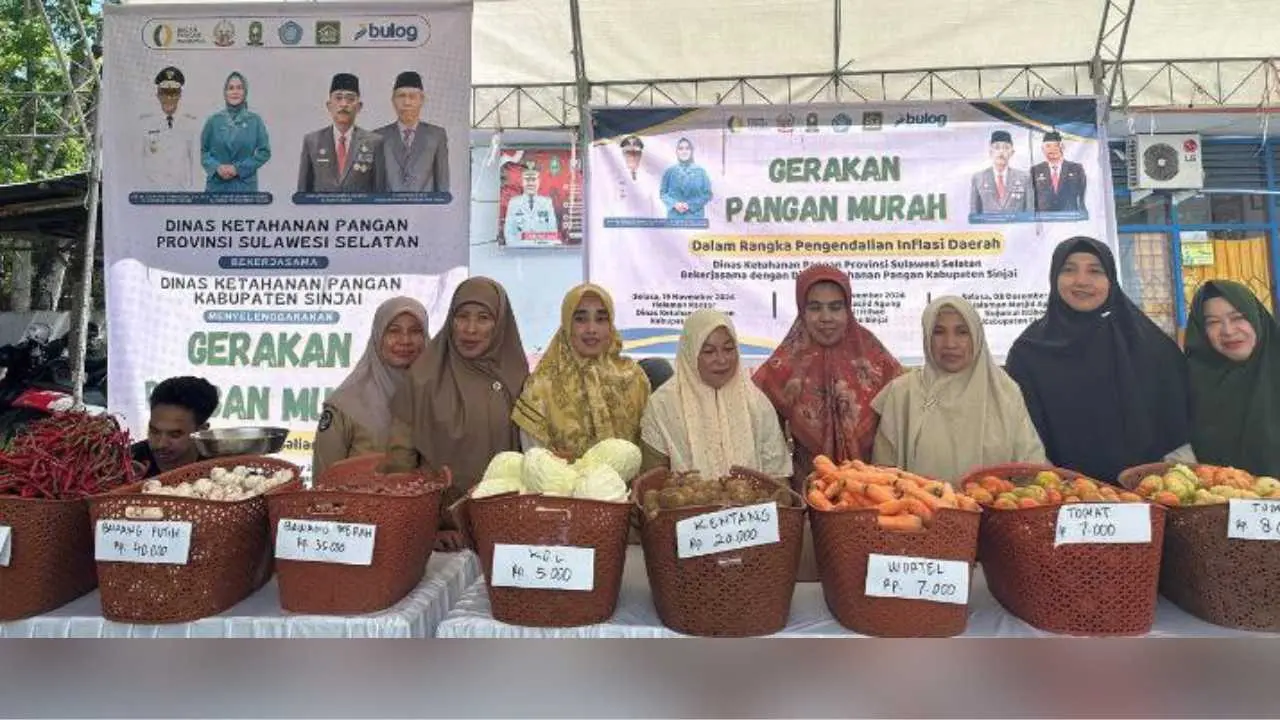Gerakan Pangan Murah di Sulsel, Cara Efektif Kendalikan Inflasi dan Jaga Harga Stabil