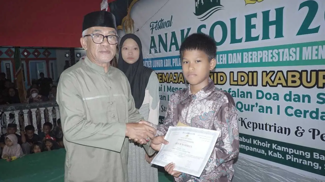 LDII Pinrang Gembleng Karakter Luhur Generasi Muda Lewat Festival Anak Soleh