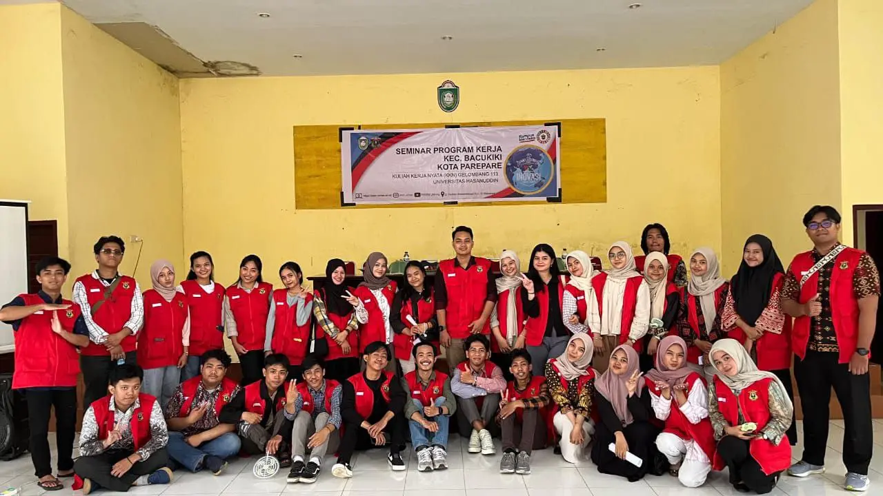 Seminar Program Kerja KKNT GEL 113 Unhas di Kecamatan Bacukiki Berlangsung Sukses