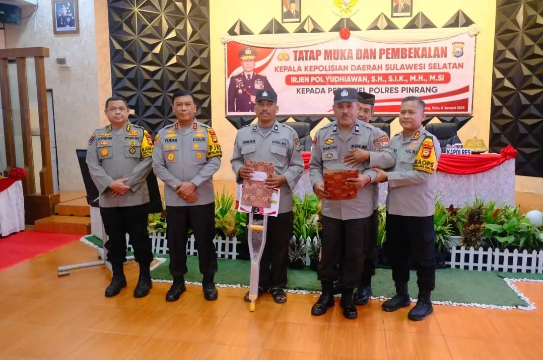Kapolda Sulsel Sentil Etika dan Judi Online di Polres Pinrang: Ketahanan Pangan Jalan Terus!