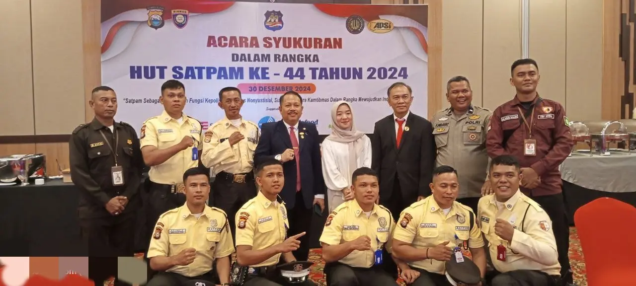 Dirbinmas dan Karo Rena Polda Sulsel Apresiasi Puncak HUT Satpam ke-44