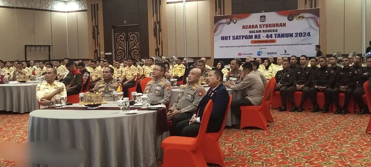 Dirbinmas dan Karo Rena Polda Sulsel Apresiasi Puncak HUT Satpam ke-44