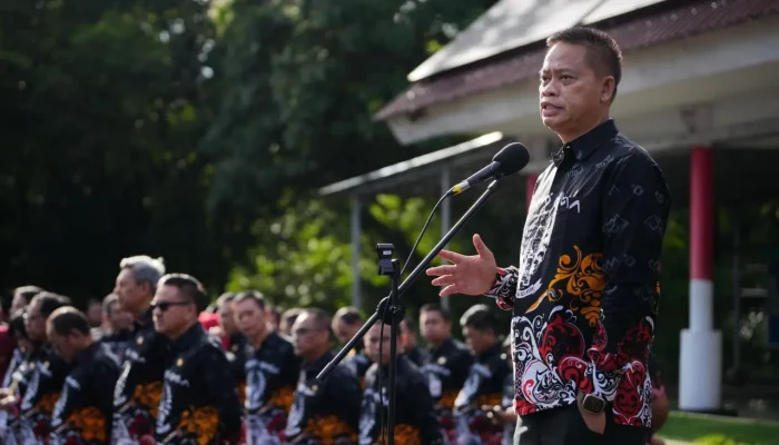 Pimpin Apel Perdana, Pj Gubernur Fadjry Djufry Ajak OPD Sulsel Sukseskan Program Nasional