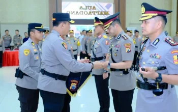 Sertijab Kapolrestabes Makassar dan Kapolres Soppeng Dipimpin Kapolda Sulsel