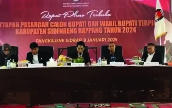 KPU Sidrap Tetapkan H. Syaharuddin Alrif dan Nurkana'ah sebagai Bupati dan Wakil Bupati Sidrap 2025-2030 7 KPU Sidrap Tetapkan H. Syaharuddin Alrif dan Nurkana'ah sebagai Bupati dan Wakil Bupati Sidrap 2025-2030