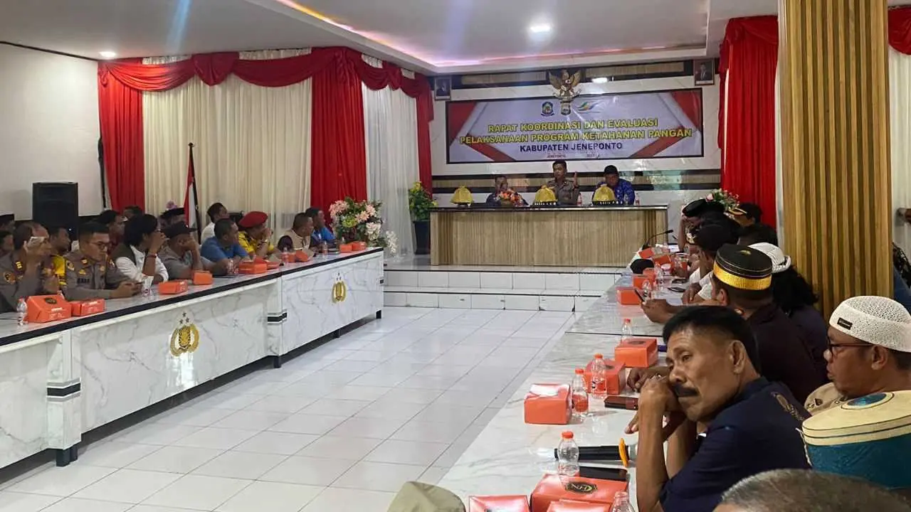 Polres Jeneponto Hadirkan Seluruh Kades dan Lurah, Ini Tujuannya