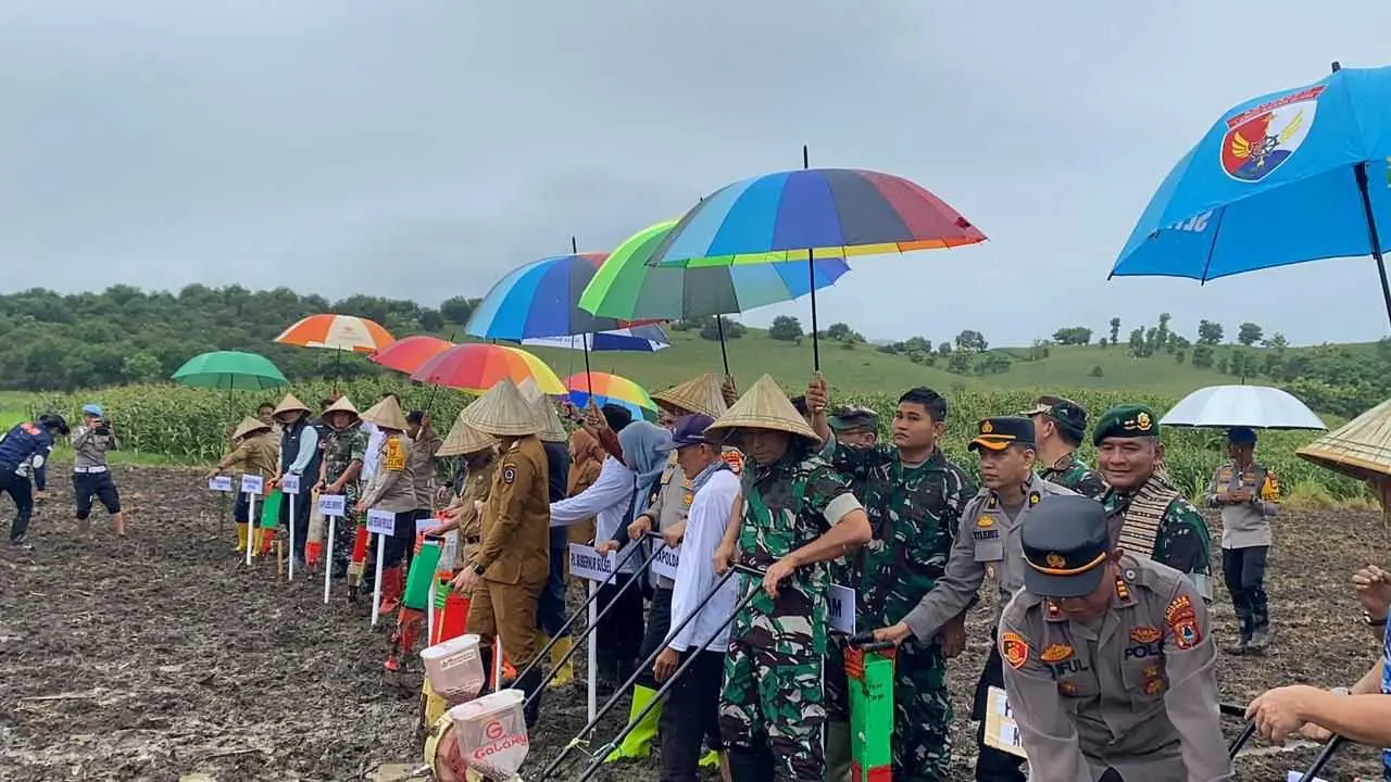 Dampingi Pj Gubernur Lakukan Penanaman Jagung Serentak 1 Juta Hektar di Jeneponto, Ini Kata Kapolda 3 Dampingi Pj Gubernur Lakukan Penanaman Jagung Serentak 1 Juta Hektar di Jeneponto, Ini Kata Kapolda