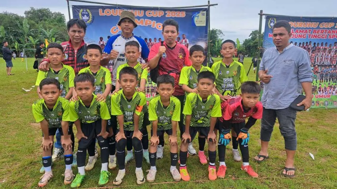 U 11 SSB Porbal Jeneponto Raih Juara Piala Louruhu Cup 2025 di Maros, Alle Sang Kiper jadi Penentu Kemenangan