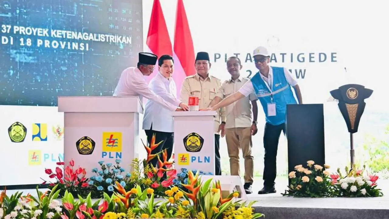 Presiden Prabowo Resmikan Proyek Strategis Ketenagalistrikan Terbesar di Dunia