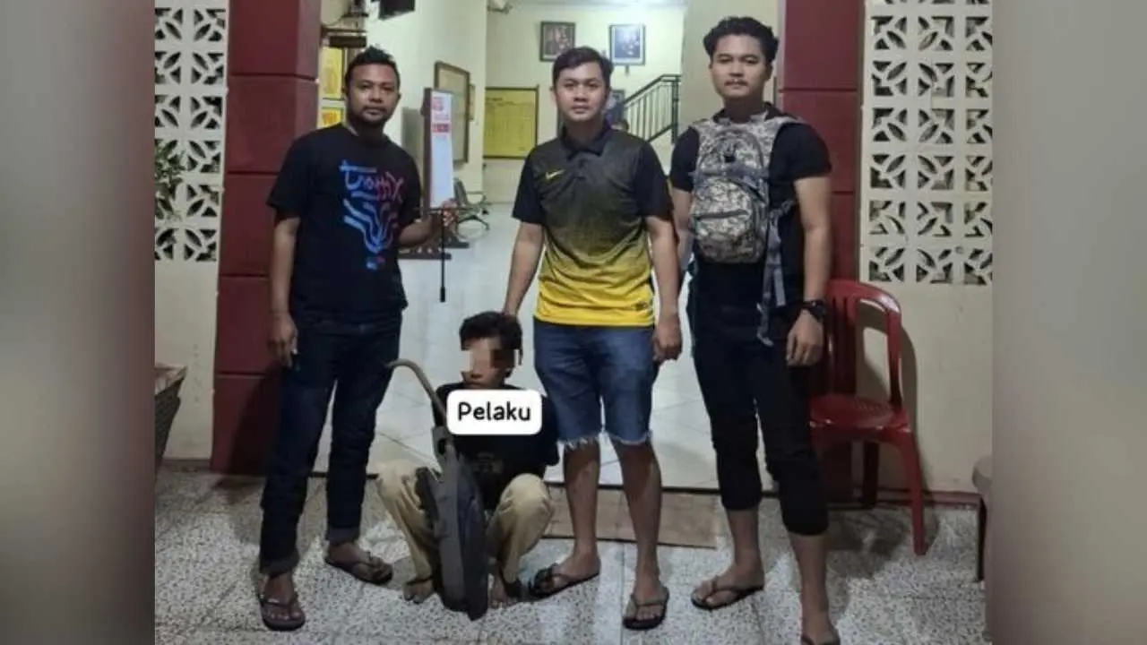 Viral di Medsos, Pelaku Pencuri di Tamalate Ditangkap Polisi dalam Hitungan Jam