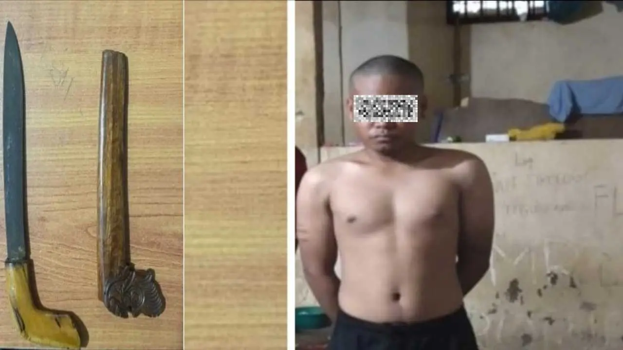 Ancam Korban dengan Badik, Tukang Bengkel di Makassar Diciduk Polisi 2 Ancam Korban dengan Badik, Tukang Bengkel di Makassar Diciduk Polisi