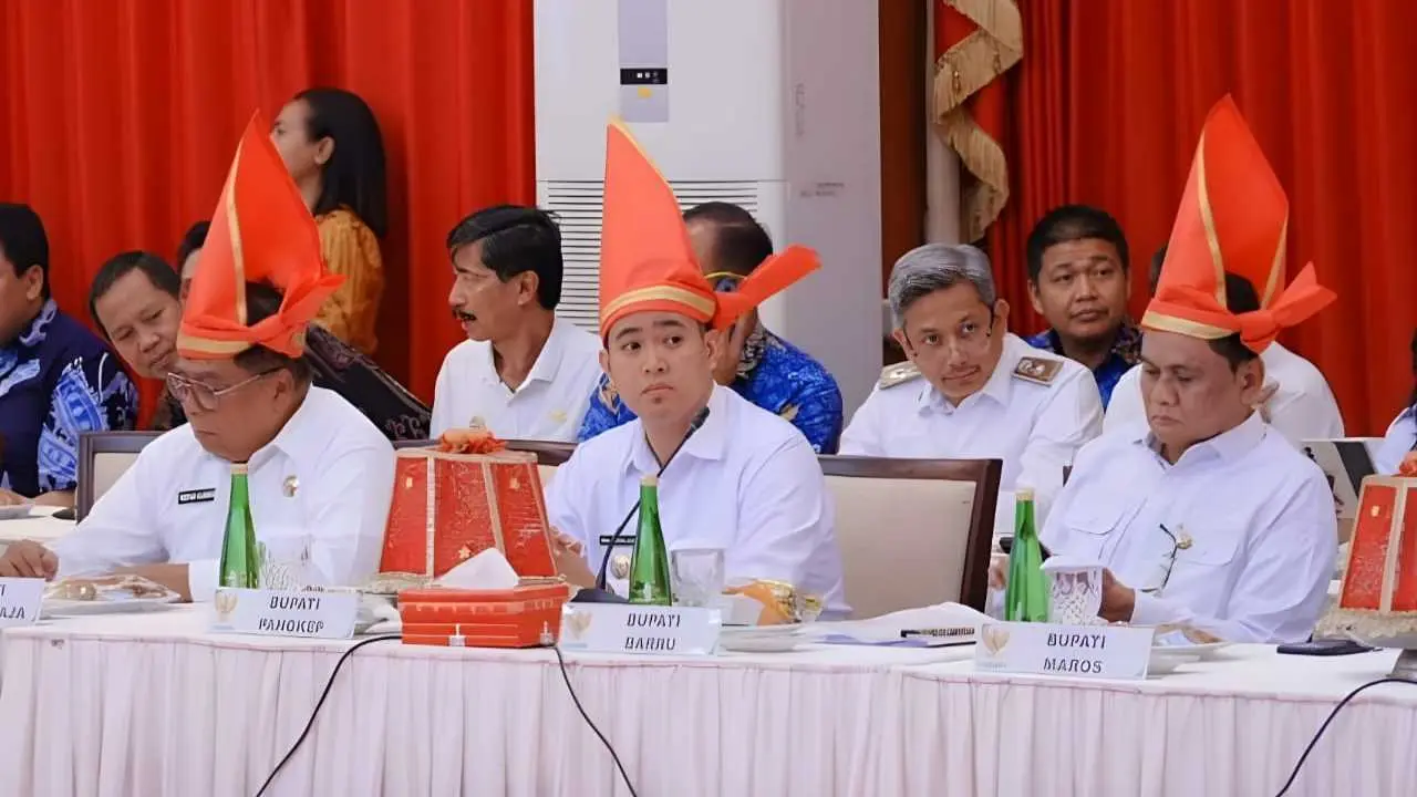 Bupati Pangkep Hadiri Rakor Pangan Provinsi Sulsel 2025 di Makassar