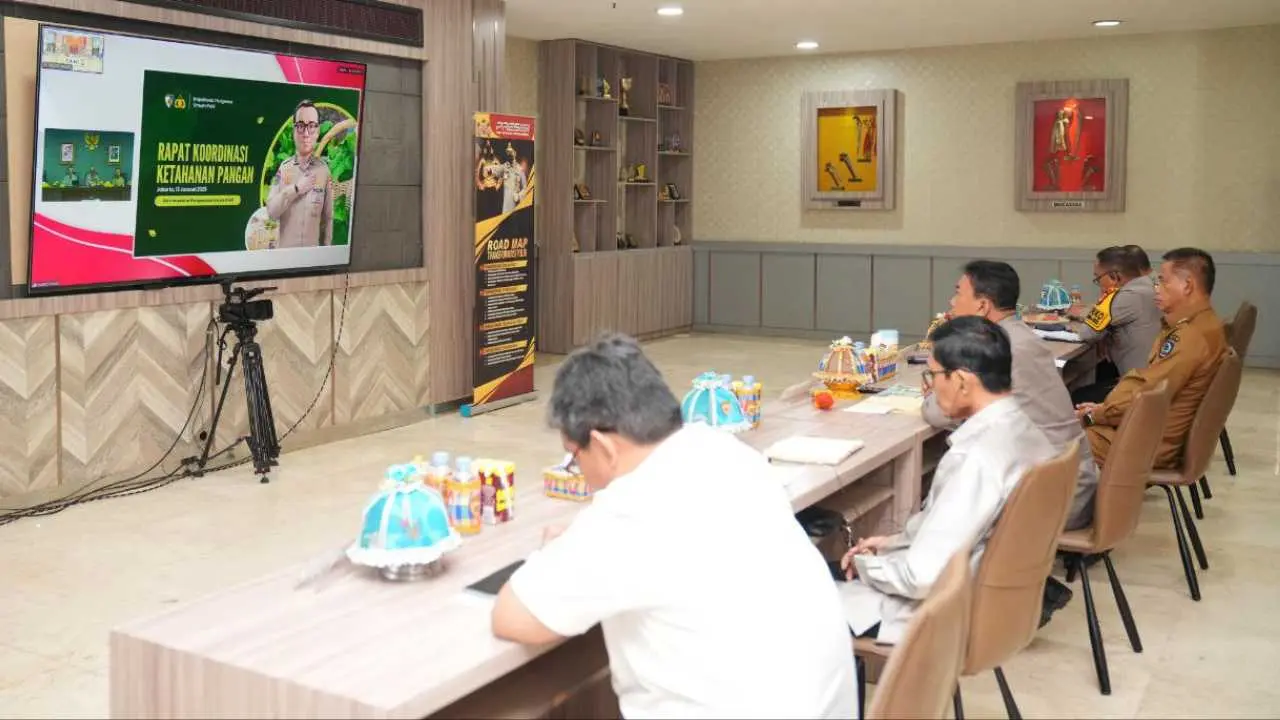 Pj Gubernur & Kapolda Rakor Bersama Mentan, Sulsel Ditarget Tanam Jagung 10 Ribu Hektare