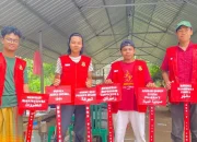 Mahasiswa Unhas KKN-T Gelombang 113 Buat Papan Petunjuk dan Penamaan Tanaman di Pesantren Agrowisata Gowa