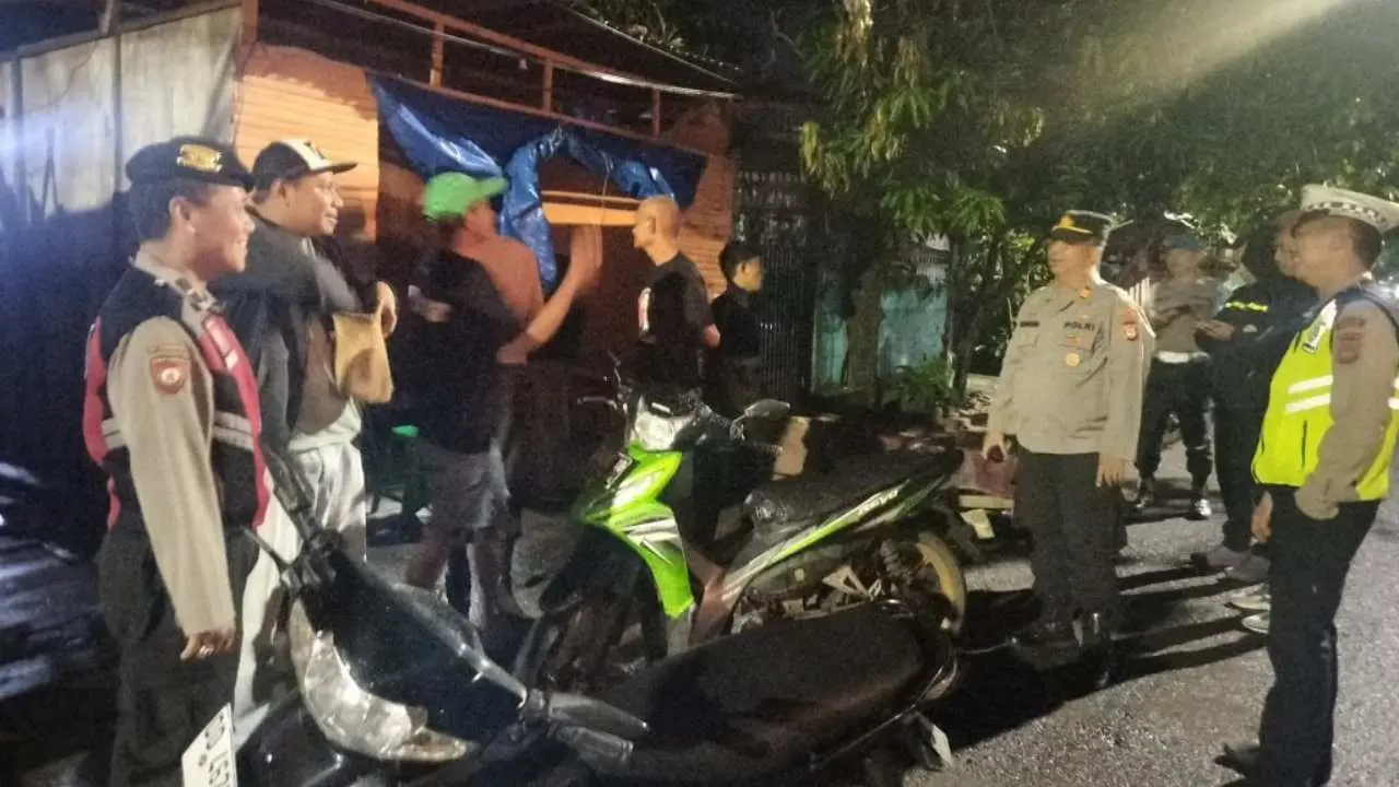 Razia Rutin Polsek Mariso Sasar Knalpot Brong dan Tindak Kriminalitas