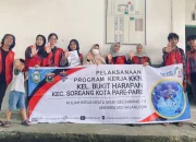 Mahasiswa KKN-T 113 Unhas Serahkan Aplikasi Pemetaan Stunting ke Puskesmas Lauleng