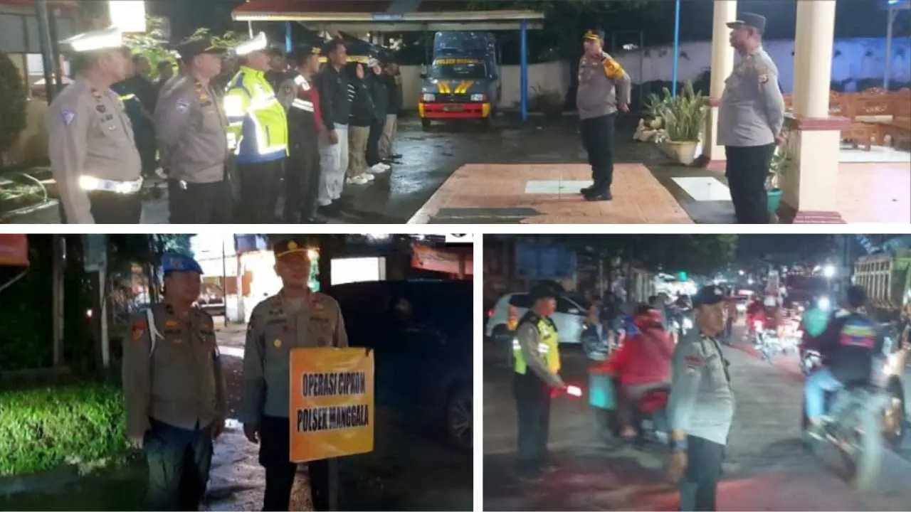 Puluhan Pengendara Knalpot Brong Terjaring Razia Malam Minggu di Manggala