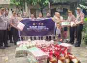 Siswa Sespimmen Polri Salurkan Bantuan untuk Korban Banjir di Manggala