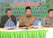 Dukung Ketahanan Pangan Nasional, Pemdes Sapanang Jeneponto Sosialisasi Ketahanan Pangan dan Pelatihan Kelompok Tani