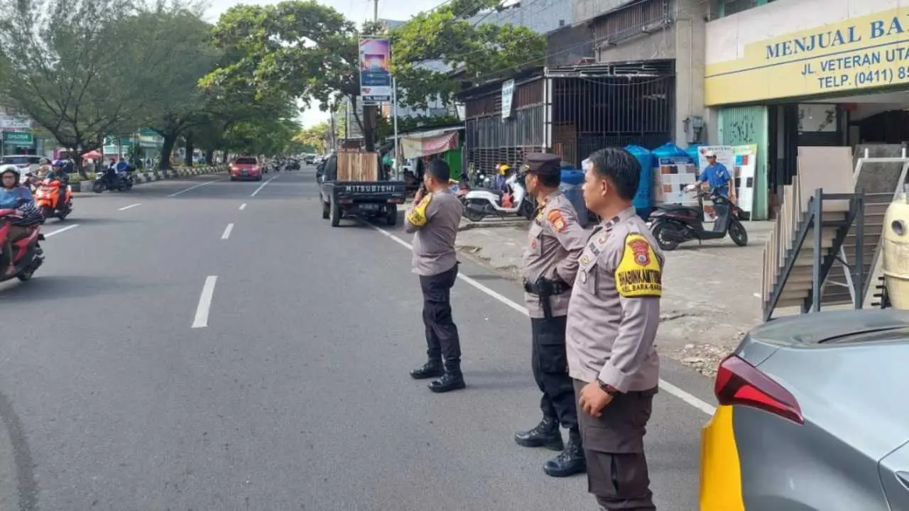 Jaga Kamtibmas, Polsek Makassar Tingkatkan Patroli Rutin