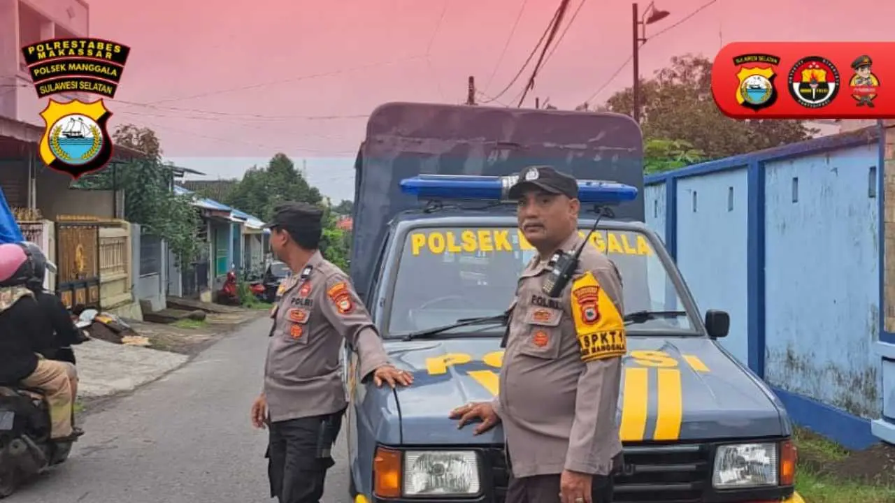 Polsek Manggala Tingkatkan Patroli: Jaga Keamanan dan Ketertiban Masyarakat