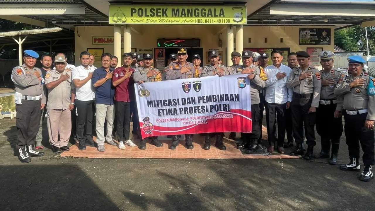 Polsek Manggala Gencarkan Pembinaan Etika, Tekan Pelanggaran Personel