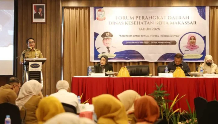 Pj Sekda Makassar Buka Forum Perangkat Daerah Dinas Kesehatan, Dorong Kesehatan Inklusif