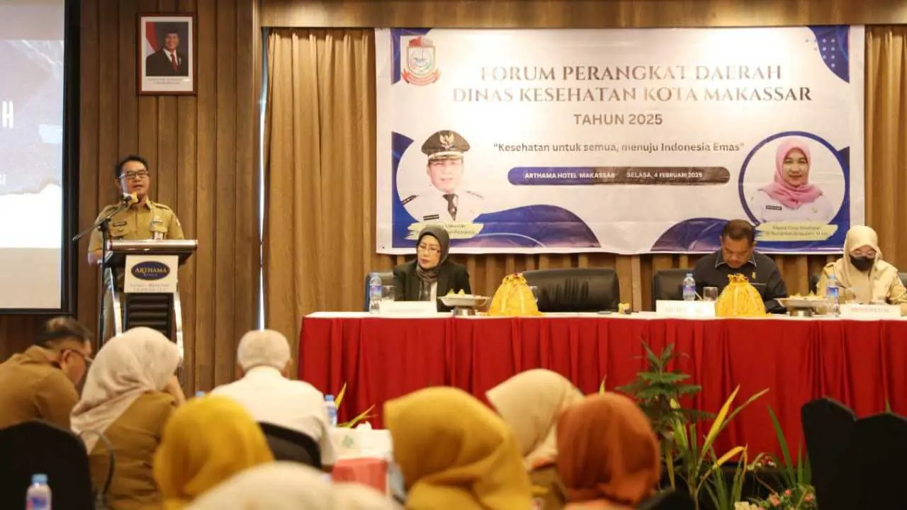 Pj Sekda Makassar Buka Forum Perangkat Daerah Dinas Kesehatan, Dorong Kesehatan Inklusif